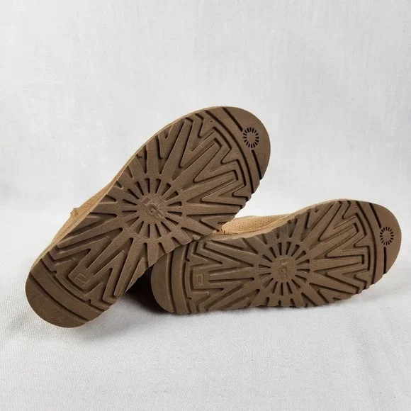 Ugg Leather Tan Ankle Booties - Picture 10 of 13